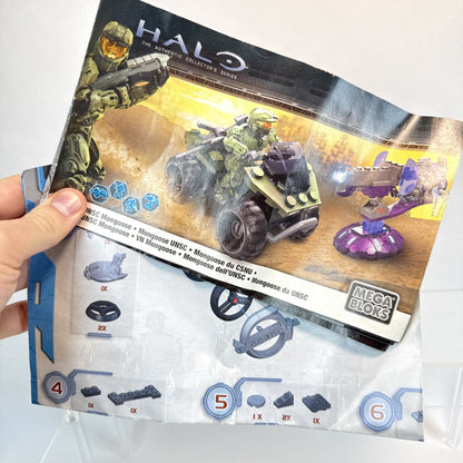 UNSC Mongoose & Brute Chopper 100% Complete w/ Instructions - Halo Mega Bloks