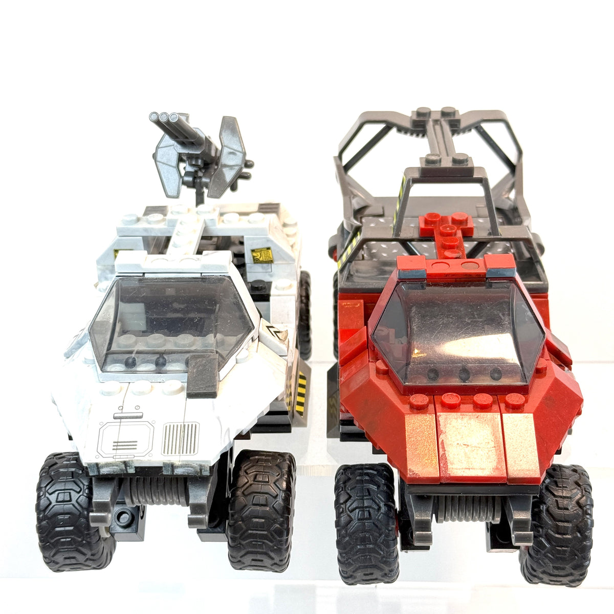 Red Troop Transport, Arctic Rocket Warthog DUO - Halo Mega Bloks