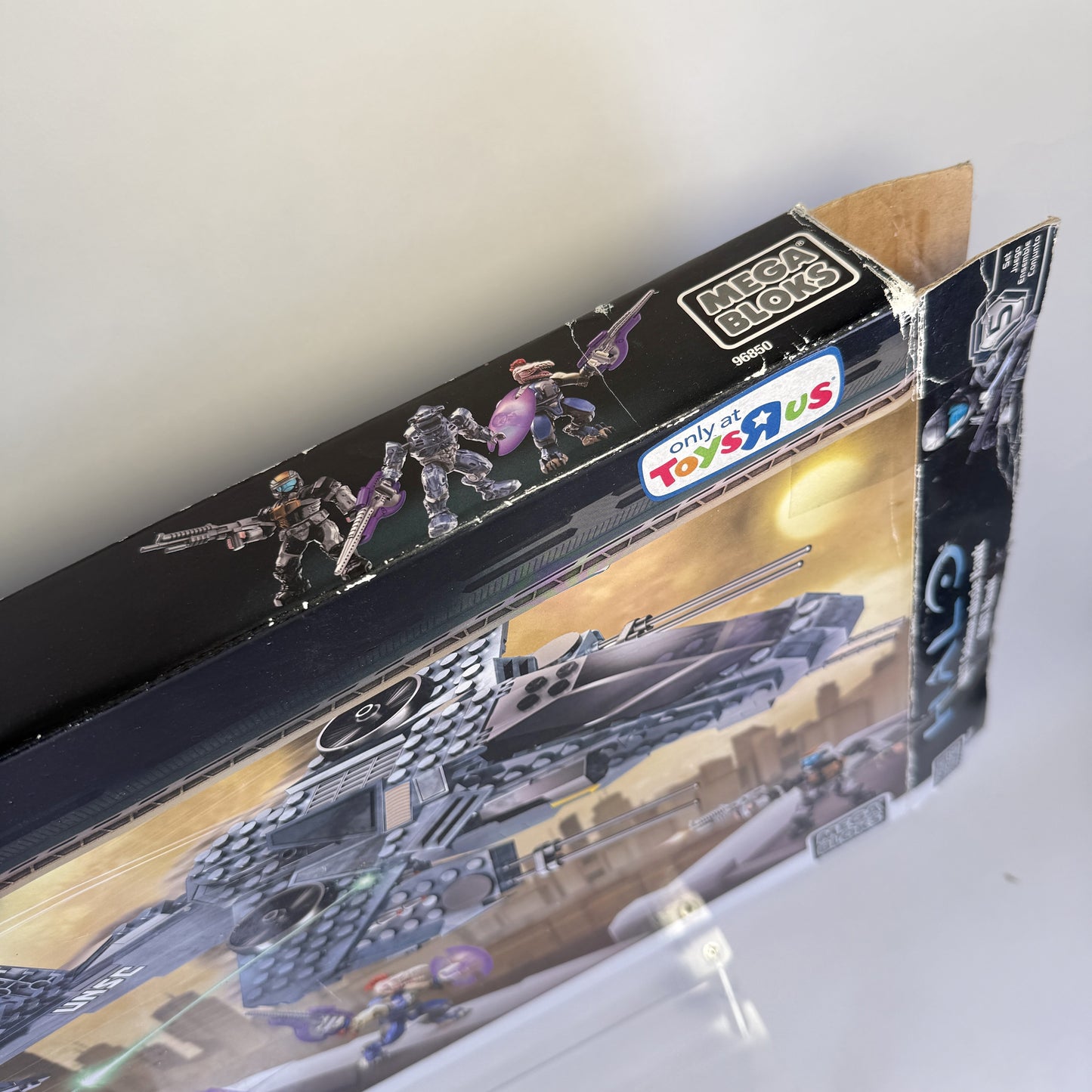 Mythic Rare ODST Hawk VS Covenant Ghost w/ Box & Instructions - Halo Mega Bloks