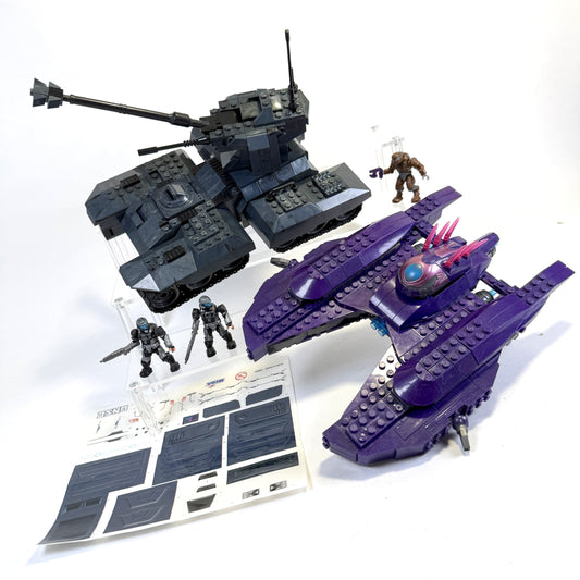 Mythic Rare Covenant Invasion w/ NEW Stickers, Box & Instructions - Halo Mega Bloks