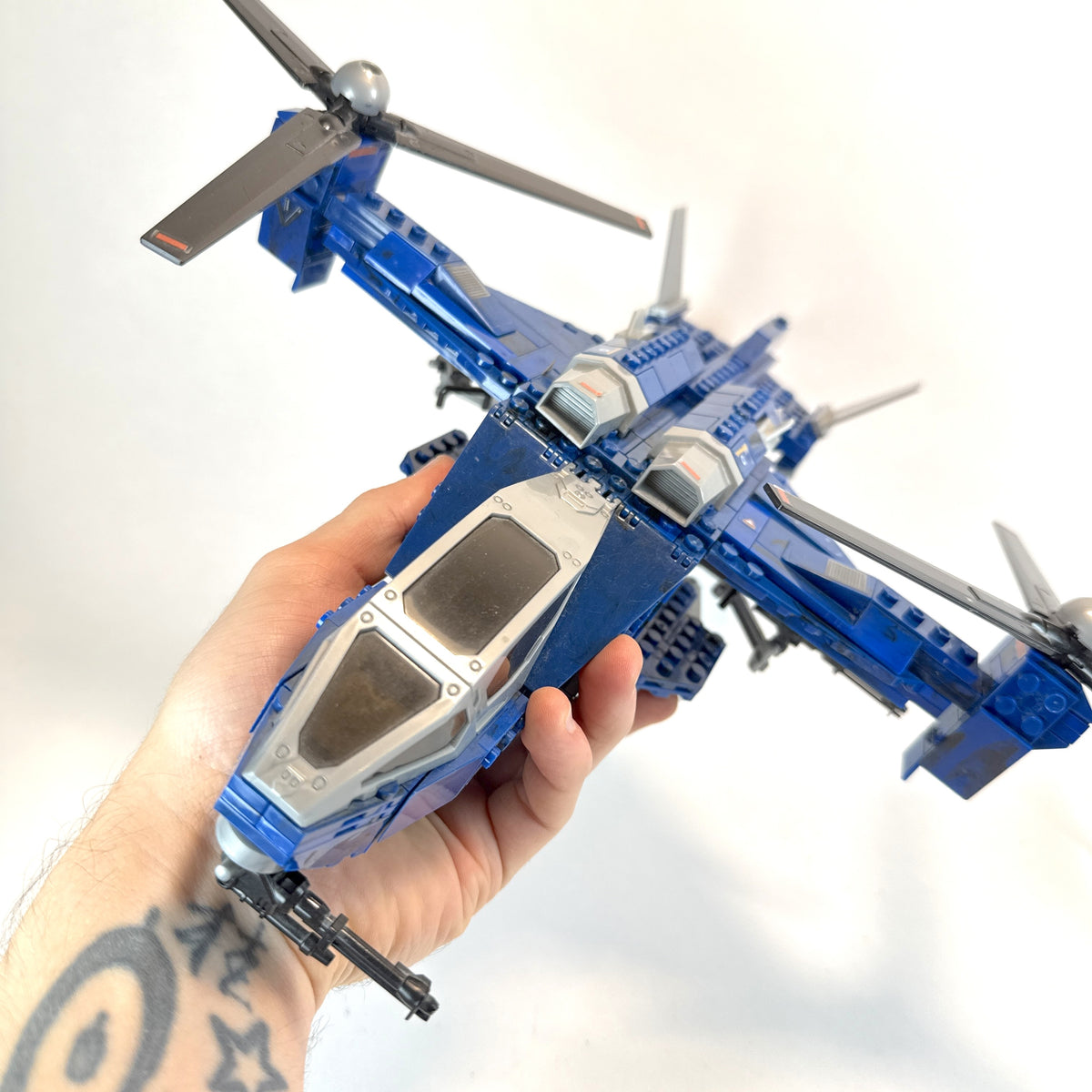 Blue Series Falcon & Red Team Spade - Halo Mega Bloks