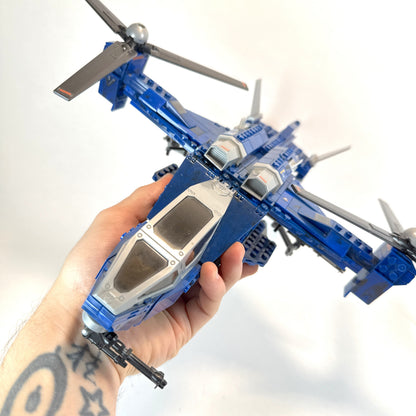 Blue Series Falcon & Red Team Spade - Halo Mega Bloks