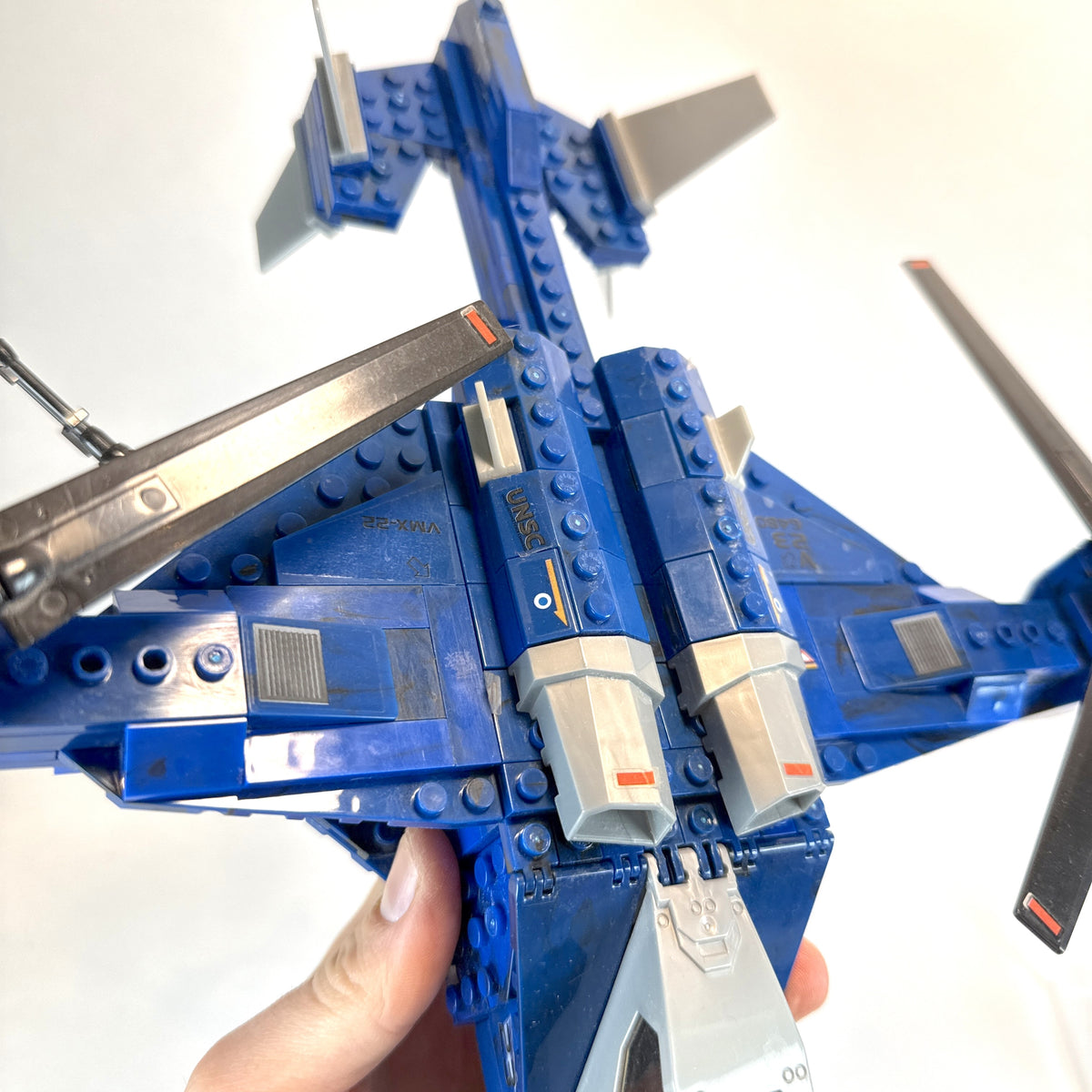 Blue Series Falcon & Red Team Spade - Halo Mega Bloks