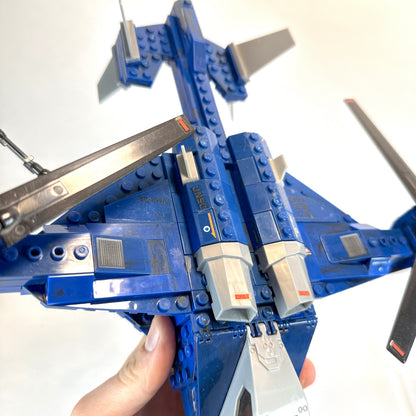 Blue Series Falcon & Red Team Spade - Halo Mega Bloks