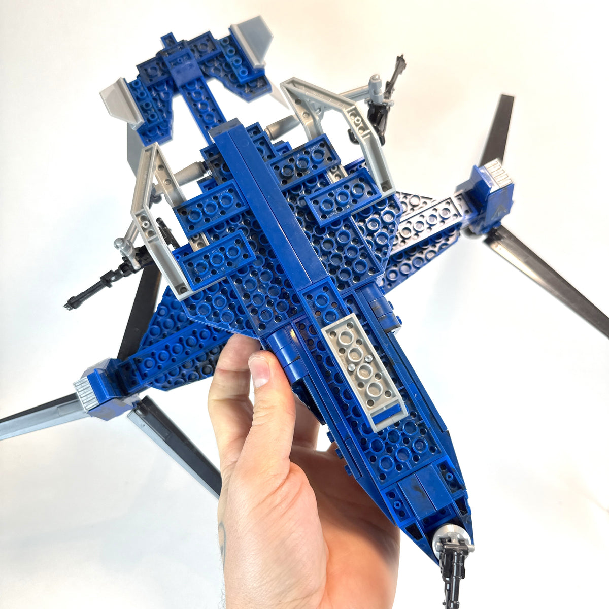 Blue Series Falcon & Red Team Spade - Halo Mega Bloks