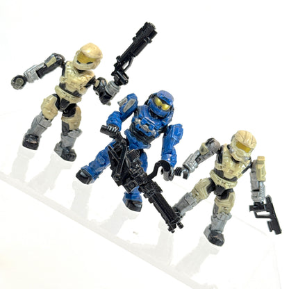 Blue Series Falcon & Red Team Spade - Halo Mega Bloks