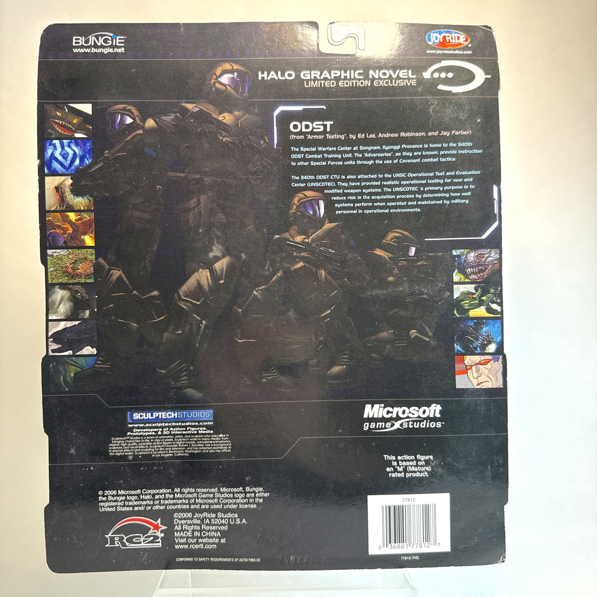 Mythic Rare NEW Joyride Halo 2 ODST 1/1200 SDCC 2006