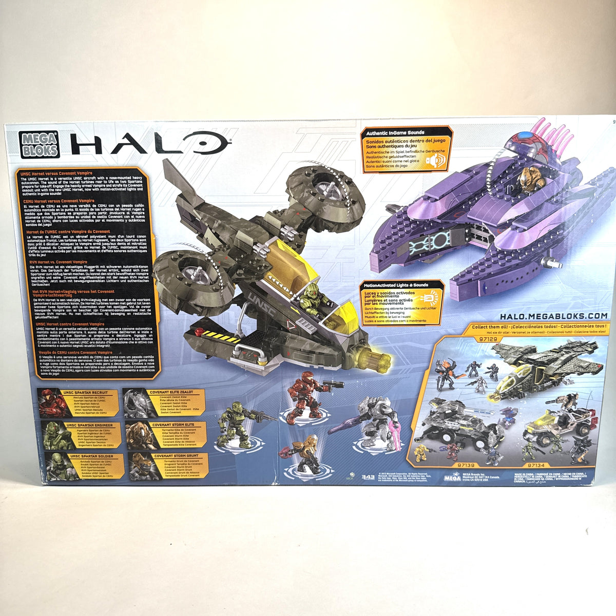 SEALED Lights & Sounds Hornet V Vampire - Halo Mega Bloks