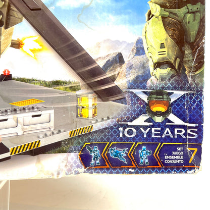 UNSC Falcon w/ Landing Pad - NEW in box - Halo Mega Bloks