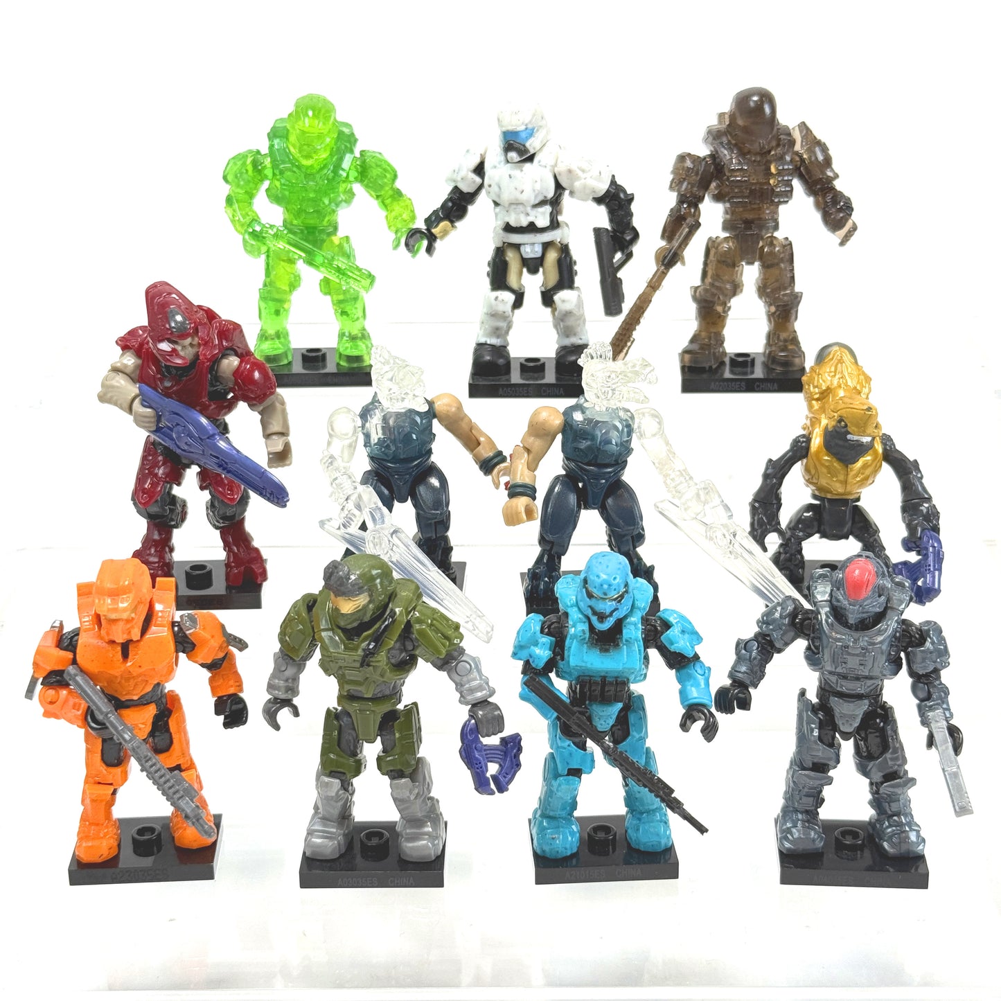 Charlie Series COMPLETE w/ EVERY CHASE VARIENT - Halo Mega Construx