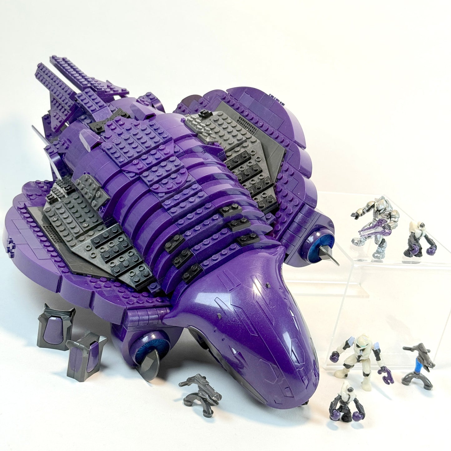 Covenant Phantom 100% Complete FRESH Stickers & Instructions - Halo Mega Bloks