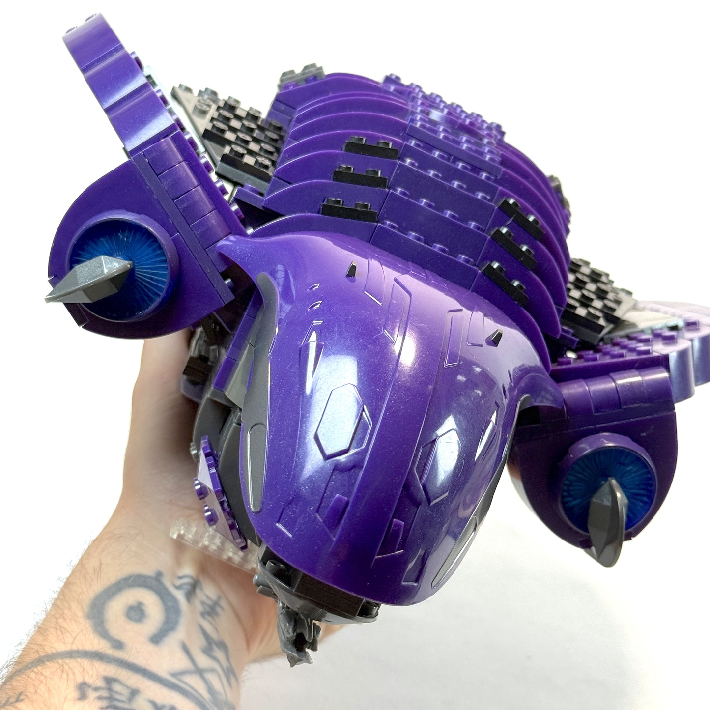 Covenant Phantom 100% Complete FRESH Stickers & Instructions - Halo Mega Bloks