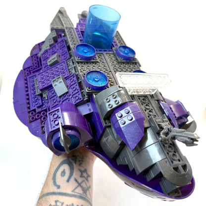 Covenant Phantom 100% Complete FRESH Stickers & Instructions - Halo Mega Bloks